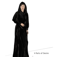 9 Parts of Desire Costume Design Rendering
