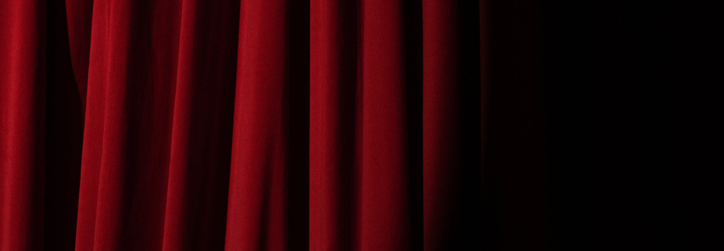 Red Curtain Background