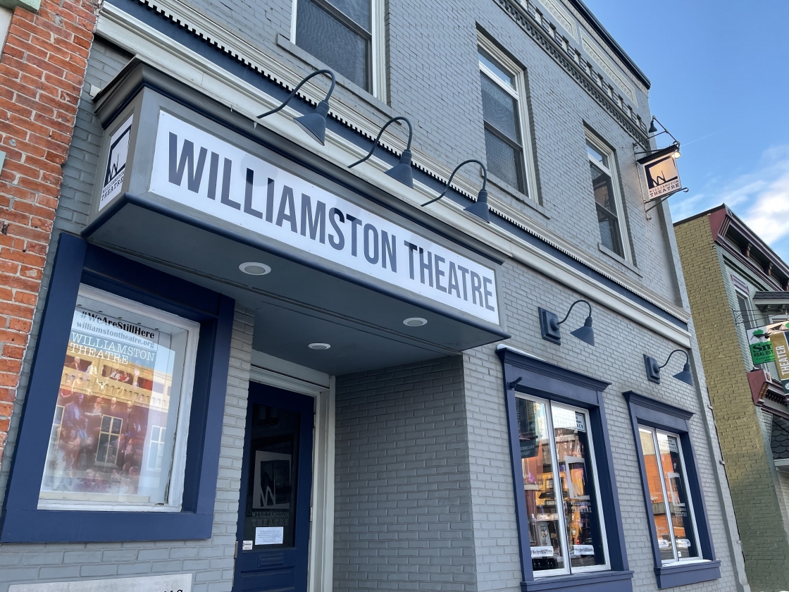 Front of the Williamston Theatre building