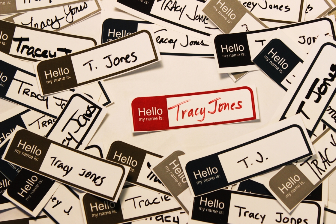 Tracy Jones nametags