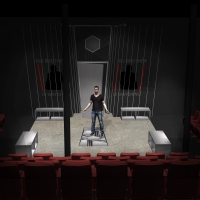 scenic design of a prison cell