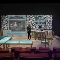 scenic design of a bakery
