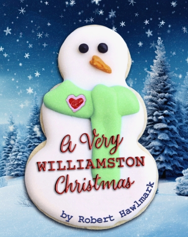 Snowman cookie with A VERY WILLIAMSTON CHRISTMAS