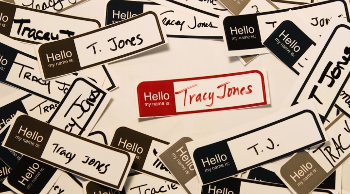 Tracy Jones nametag photo